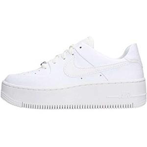 Nike W Af1 Sage Low, Scarpe da Basket Donna, White/White-White, 38.5 EU