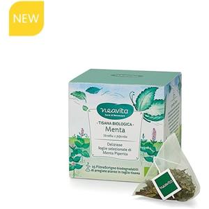 Neavita Infuso Filtroscrigno Menta Piperita Bio - 15 Filtri Rinfrescanti e Balsamici