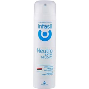 ANGELINI INFASIL Deodorante Spray Neutro Extra Delicato 150 ml - Senza Sali di Alluminio, Efficace Fino a 24H, Formula Antimacchia
