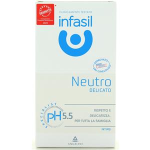 Infasil Detergente Intimo Neutro pH Specialist 200 ml - Formula Delicata Clinicamente Testata per Pelli Sensibili