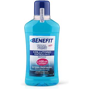 Benefit Colluttorio Rinfrescante 500ml - Senza Alcool, Intensa Freschezza e Riduzione della Placca