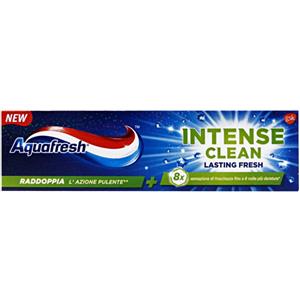 Aquafresh Dentifricio Intense Clean Lasting Fresh - Freschezza Duratura e Pulizia Profonda con Microcristalli
