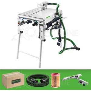 Festool PRECISIO CS 70 EBG - Banco da sega a trazione con lama da 225 mm, altezza di taglio 70 mm e accessori inclusi