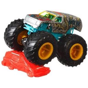 Hot Wheels Monster Truck Veicolo Singolo Assortito in Scala 1:64 con Ruote Giganti - Giocattolo per Bambini 3 Anni