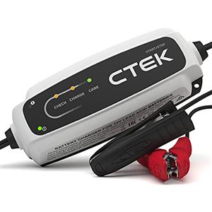 CTEK CT5 START/STOP - Caricabatterie 12V automatico per batterie da 14 a 130 Ah con desolfatore e mantenimento