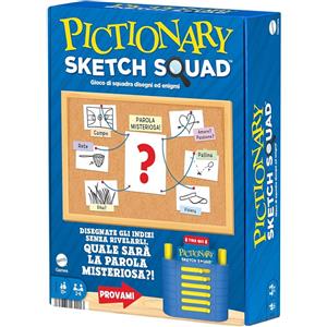 MATTEL TOYS S.R.L. Mattel Games Pictionary Sketch Squad Gioco di Squadra