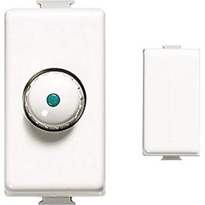 BTicino AM5702 Dimmer con deviatore, Bianco & FP Matix 2 Falsi Polo, confezione da 2
