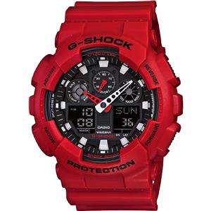 G-Shock Orologio Casio G-Shock GA-100B-4AER rosso opaco