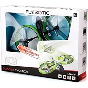 FLYBOTIC Bumper Phoenix Elicottero Telecomandato - Elicottero 34 cm - Antiurto, Rimbalza, Decollo e Atterraggio Automatici, Volo Stazionario, Giocattolo Volante per Bambini 8,9,10,11,12 Anni