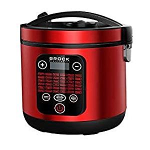 brock Electronics mc-3602-rd robot da cucina multifunzione, 700 W, 5 litri, 5 Decibel, Acciaio inossidabile, Rosso