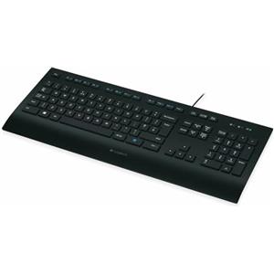 Logitech K280e Pro Tastiera, Layout Tedesco ‎QWERTZ, Nero