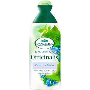 L'Angelica Shampoo Seboregolatore 250 ml con Ortica e Mirto per Capelli Grassi