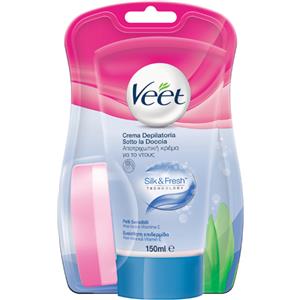 Veet silk&fresh technology crema sotto la doccia pelli sensibili