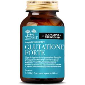 SALUGEA RELOAD Salugea Glutatione Forte Integratore Antiossidante 60 Capsule Sistema Immunitario