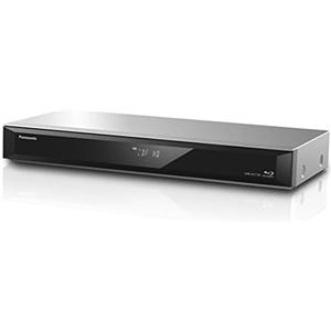 Panasonic DMR-BCT765AG - Lettore Blu-Ray e registratore con sintonizzatore Twin HD DVB-C, 500 GB, 4K Upscaling, Ultra HD, registrazione simultanea, Smart Ready, argento