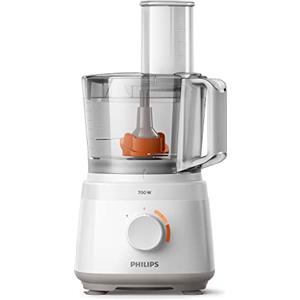 Versuni Philips Robot da Cucina Compatto - 700W, 16 Funzioni, Recipiente da 2.1L, Lama in Acciaio Inossidabile (HR7310/00)