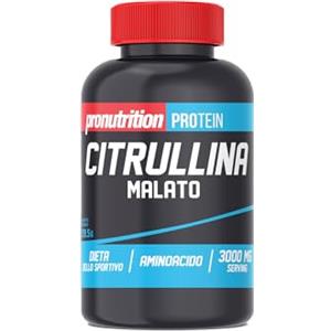 PRO NUTRITION Citrullina Malato 90 cpr 1000 mg, Integratore Alimentare Supporto nell'Allenamento, Eliminazione delle Scorie, Attività Fisica Intensa - Calcio Fosfato, Magnesio Stearato