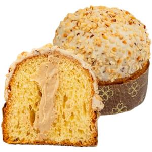 SICILYADDICT Sicily Addict Panettoncino Artigianale - Mini Panettone Siciliano alla Nocciola con Lievitazione Naturale 150g - Panettone Piccolo con Impasto Morbido Farcito con Crema alle Nocciole - Made in Italy