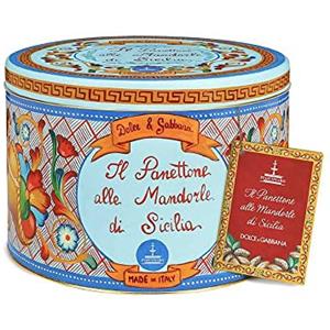 Fiasconaro Panettone Alle Mandorle Di Sicilia, Confezione Dolce E Gabbana - 1000 gr