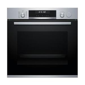 Bosch HRG5180S0 Serie 6 Forno da incasso, 60 x 60 cm, funzione Colpo di vapore, per una perfetta abbronzatura, EcoClean Direct, aiuto per la pulizia, aria calda 3D, cottura a 3 livelli, SoftClose