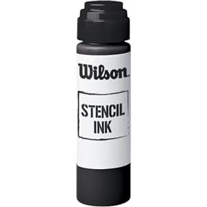 Wilson Stencil Ink, Pennarello per Corde Unisex - Adulto, Nero, Taglia Unica
