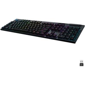 Logitech G G915 LIGHTSPEED Tastiera Gaming Meccanica Wireless, Profilo Ribassato, GL-Tactile Switches, LIGHTSYNC RGB, Design ultrasottile, +30 ore di durata della batteria, QWERTY US Layout - Nero