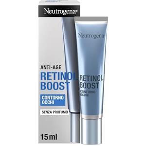 Neutrogena Retinol Boost Crema Contorno Occhi con Retinolo Puro e Acido Ialuronico, Contro i segni dell'invecchiamento nella zona del contorno occhi, senza profumo, 1 x 15 ml