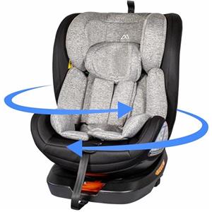 MEIN I-Size Seggiolino Auto 0-36 kg, Girevole a 360° Reclinabile con ISOFIX Universale e Top Theter Gruppo 0+ 1/2/3 ca. 0-12 anni ad Uso fin dalla Nascita (ECE R129/03)