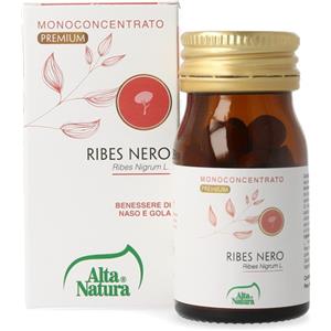 ALTA NATURA-INALME Srl Ribes Nero Monoconcentrato Premium 60 Compresse Integratore Per Il Benessere Di Naso E Gola