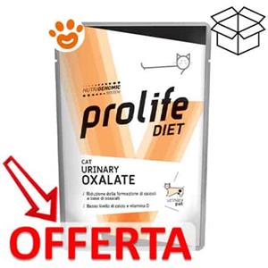 Prolife Cat Urinary Oxalate - Cibo Umido Completo per Gatti con Calcoli di Ossalati - Bustina da 85g