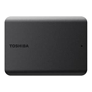Toshiba Canvio Basics 4TB HDTB540EK3CA Hard Disk Esterno Portatile, USB 3.2 Gen 1, Nero, Compatibile con PC Windows, Plug & Play, Design Compatto