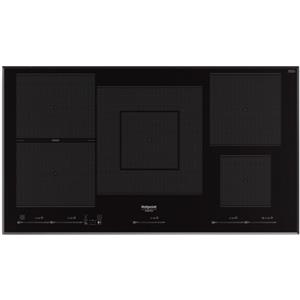 HOTPOINT ARISTON Piano a induzione, 90 cm, Vetro Nero - HT1090BA