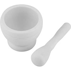 VIFER Mortaio con Pestello, Set di Mortaio E Pestello Manuale Pesto Mortaio con Pestello Macinazione per Pesto Erbe Spezie Chicchi e Caffè Foglie