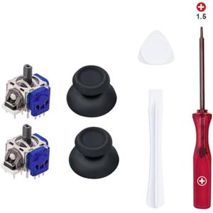 Wigearss Effetto Hall Joystick Analogico, Analog Stick di Ricambio di Riparazione per Controller PS5 DualSense