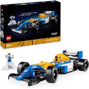 LEGO Icons Williams Racing FW14B e Nigel Mansell - Modellino di Auto F1 da Costruire con Minifigure del Pilota da Collezione, Trofeo e Supporto da Esposizione, Idea Regalo Adulti, Uomo o Donna 10353