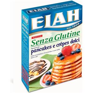 ELAH Preparato Senza Glutine per Pancakes e Crepes Dolci 280g