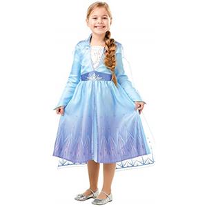 Disney Rubie's Frozen 2 Classic - Costume Elsa Travel, Azzurro, 9-10 anni