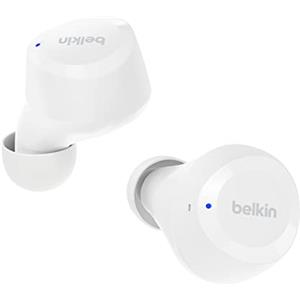 Belkin SoundForm Bolt Auricolari true wireless, earbud wireless con 28 ore di batteria, modalità Mono, resistenza a sudore e'acqua (IPX4), cuffie Bluetooth con microfono per iPhone, Galaxy e altri