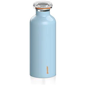 Guzzini - On The Go, ENERGY, Bottiglia Termica da Viaggio - Azzurro, Ø 7.3 x h21.2 cm | 500 cc - 116700134