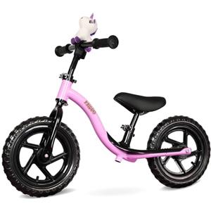 KRIDDO Bicicletta Senza Pedali per Bambini di 2 Anni, Età 24 Mesi a 5 Anni, Bicicletta Interattiva per Apprendimento Precoce con Stabilità, Regalo per Bambini e Bambine di 2-5 Anni, Viola