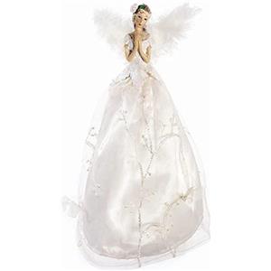 Premier - Puntale per albero di Natale, 25 cm, colore: Avorio