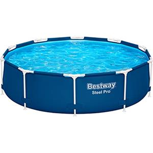 Bestway 56679-5 Set Piscina Fuori Terra Steel Pro Rotonda da 305x76 cm