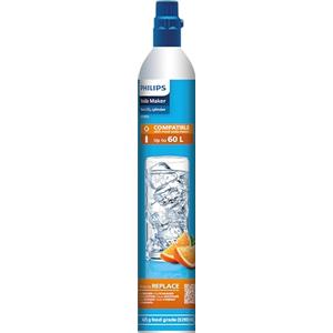 Philips Water ADD913/10 Bombola CO2 per gasatori d'Acqua, Acciaio Inox