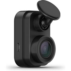 Garmin Dash Cam Mini 2, dimensioni ridotte, 1080p e 140 gradi FOV, monitora il tuo veicolo mentre sei fuori casa con nuove funzionalità collegate, controllo vocale