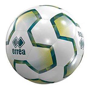 Errea Erreà Stream x Training Pro Ballon Pallone, Adulti Unisex, Bianco Petrolio Giallo_Fluo (Multicolore), 5