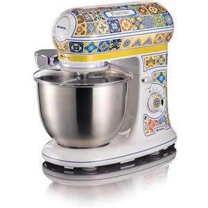 Ariete 1588 Impastatrice Positano, Planetaria, 7 velocità, 2400 Watt, 5,5 litri, Tazza Acciaio Inox