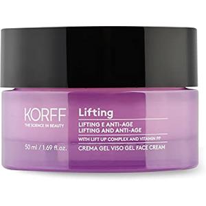 Korff Lifting Crema Gel Viso, Effetto Lifting con Lift Up Complex e Vitamina PP, Texture Gel e Attivo Seboregolatore per Pelli Normali e Miste, Formato 50ml