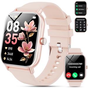 Haulvean ???????????????? Upgraded Smartwatch Uomo Donna,1.85''HD Smartwatch con Effettua/Risposta Chiamate,110+ Sportive,24/7 Frequenza Cardiaca Sonno SpO2 Monitor,Impermeabile IP68 Fitness Tracker per Android iOS