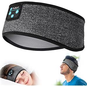 Fulext Cuffie per dormire Cuffie Bluetooth, Cuffie per dormire Cuffie per fascia sportiva, Cuffie per dormire a lungo tempo con altoparlanti integrati Perfette per allenamento, corsa, yoga