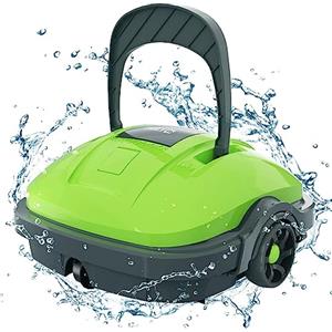 WYBOT Robot Pulitore per Piscina Senza Fili con Doppio Motore, Parcheggio Autonomo, Forte Aspirazione Robot Aspirapolvere per Piscina Fino a 50 m²